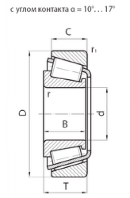 Подшипник 7008