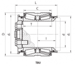 Подшипник TBU130x250/3