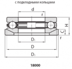 Подшипник 18224Л
