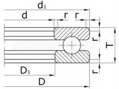 Подшипник 8104 Ю