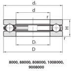 Подшипник 8136К