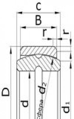 Подшипник 20ШМ15