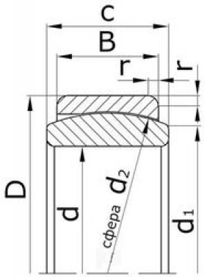 Подшипник 2Ш25