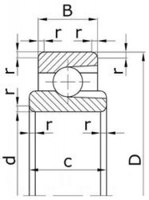 Подшипник 900706 Т2П
