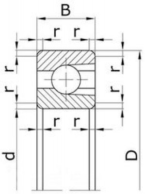 Подшипник 970702 Т