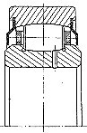 Подшипник 383703 Ю1