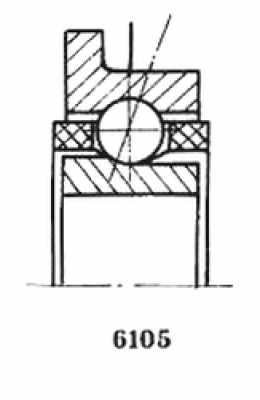 Подшипник 4-836076 Ю1