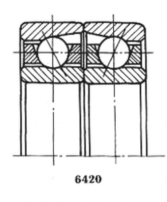 Подшипник 5-346312 Е1Ш2