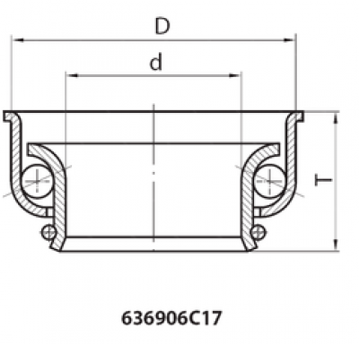 Подшипник 636906C17