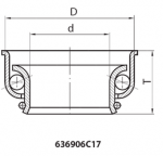 Подшипник 636906C17