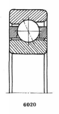 Подшипник 8-46124 Л